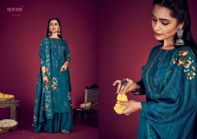 Romani Jhalak Exlusive Wear Pashmina Wholesale Dress Material Collection 